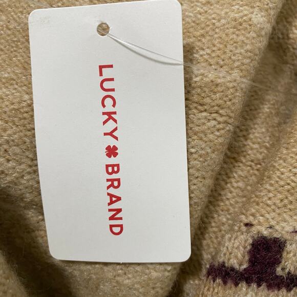 Lucky Brand Cardigan Sweater Womens Size XL Aztec Western Shawl Collar NWT - Picture 5 of 9